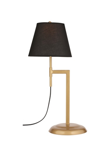 Favla Siyah Şapkalı Eskitme Ayarlanabilir Abajur Diğer