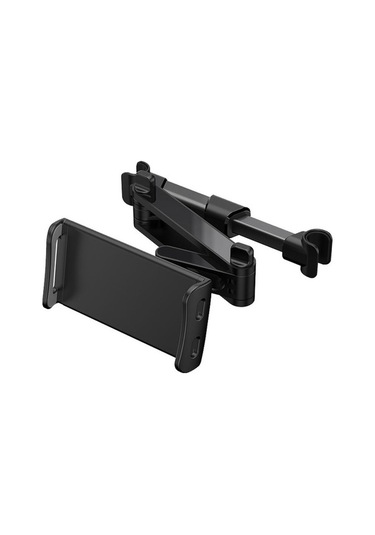 Pazly Evrensel Araba Başlıklı Tablet Tutucu - Telefonlar Ve İpadler İçin Ayarlanabilir Arka Koltuk Montaj Standı Black, S Black, S