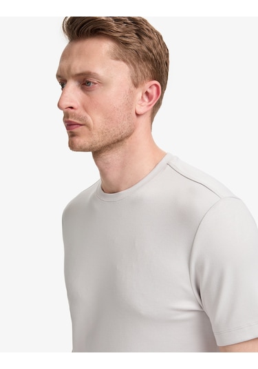 Pierre Cardin Erkek Açık Gri Tişört Basic 50321139-vr001