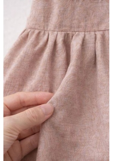 Baby Corner Bebe Yaka Kız Bebek Elbise Pembe