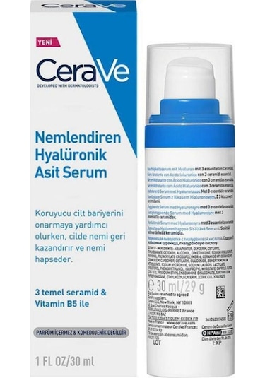 Cerave Nemlendiren Hyalüronik Asit Serum 2 x 30 ML
