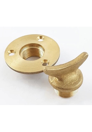 Sarı Pirinç Miçoz 3/8"-10 MM Su Gider Miçozu Komple