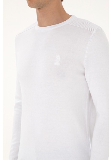 U.s. Polo Assn. Erkek Beyaz Kazak /triko 50307779-vr013 Beyaz