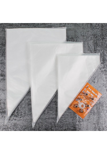 Springsun "3 Boyutlu Tek Kullanımlık Pasta Dekorasyon Torbası - Sağlıklı, Pratik Ve Çevre Dostu" Diğer