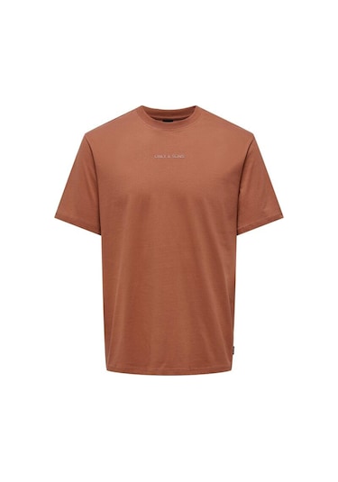 Only & Sons Erkek T Shirt 22028147 Tarçın Tarçın
