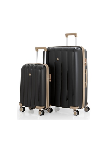 Mçs Polipropilen 2li Valiz Seti Büyük & Kabin V305 S21yy1000077-set 00428 2'li Set Çok Renkli