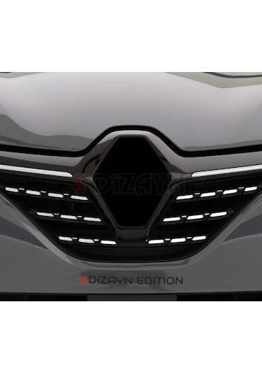 S-Dizayn Renault Clio 5 Krom Ön Alt Panjur 6 Prç. 2019 ve Üzeri
