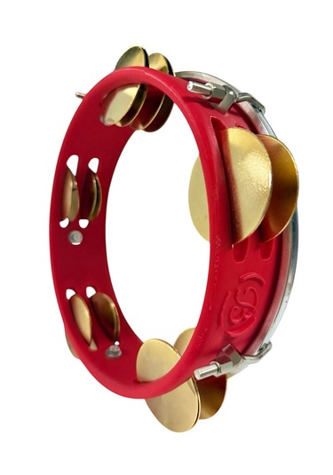 Fasıl Tefi Profesyonel Carbon Kırmızı Renk Kasnak, Beyaz Film