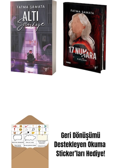Altı Saniye + 17 Numara - Katliam Ciltli + Okuma Sticker'ları