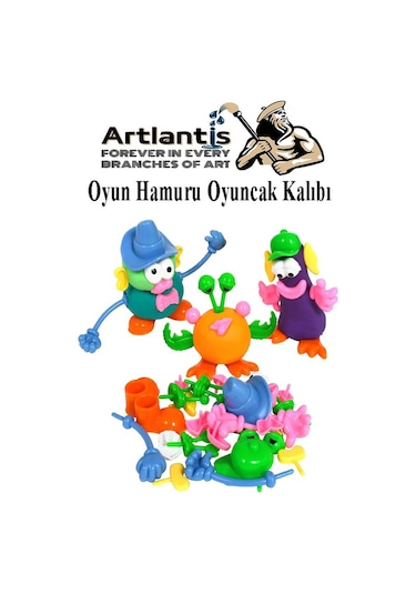 Oyun Hamuru Oyuncak Kalıbı 1 Paket Oyun Hamuru Aksesuarları Seti