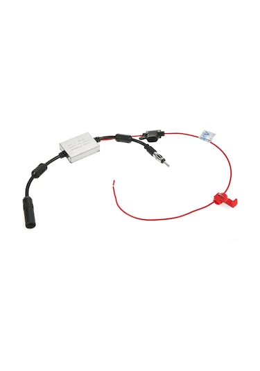 Xindoker 12-24v Araç Fm Radyo Sinyal Güçlendirici, Metal Kasa, Gürültü Engelleme, 88-108 Mhz, 25-30dbi Kazanç, Araba/pikap/kamyon Uyumlu Aıps060300