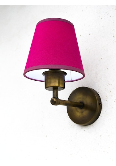 Shimmer Duvar Apliği Eskitme Gold Fuşya Başlıklı Fuşya