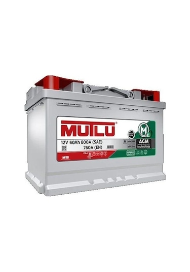 Mutlu Ana Bayinden 12v 60ah Agm Start Stop