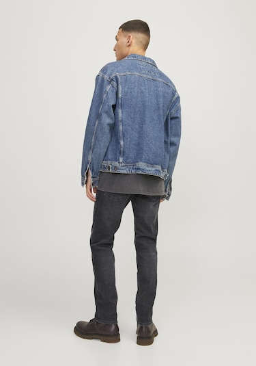 Jack & Jones Erkek Mike 270 Comfort Fit Jean 12246915 Black Denim Siyah