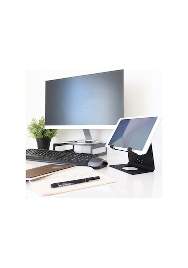Tablet Standı - Tablet Tutucu - Kitap Tutucu - Siyah