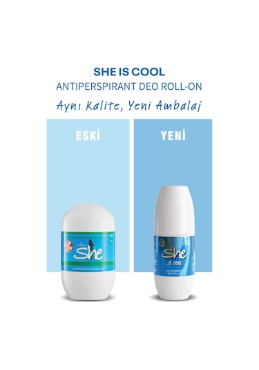 She Cool 24H Kadın Roll-On Deodorant 50 ML