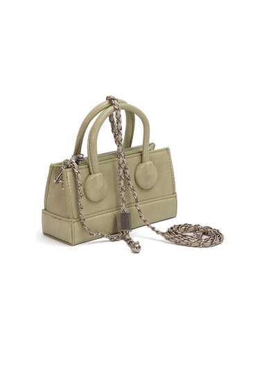 Levidor 930397 Ayarlanabilir Kilit Detaylı Kadın El Çantası Yeşil Yeşil