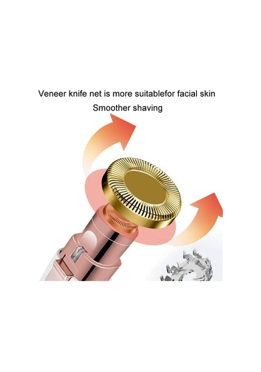 Sones 2'si 1 Arada Elektrikli Kaş Düzeltici Bayan Tıraş Makinesi Kaş Şekillendirici, Model: Usb Şarjlı Beyaz