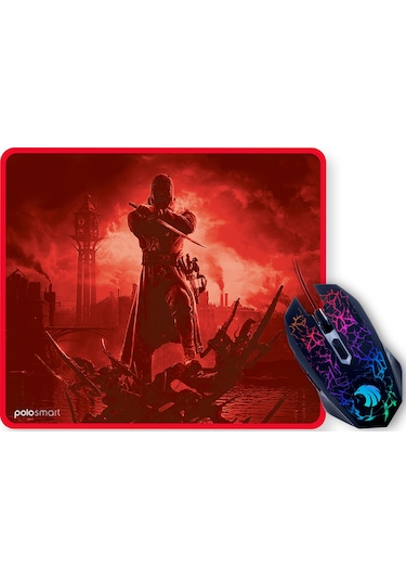 Polosmart PGM02 Oyuncu Mouse + Mouse Pad