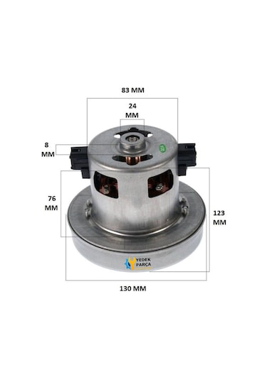 Aeg Uyumlu Aam 6145n Aırmax Süpürge Motoru 1900w Ht36 Adet-set