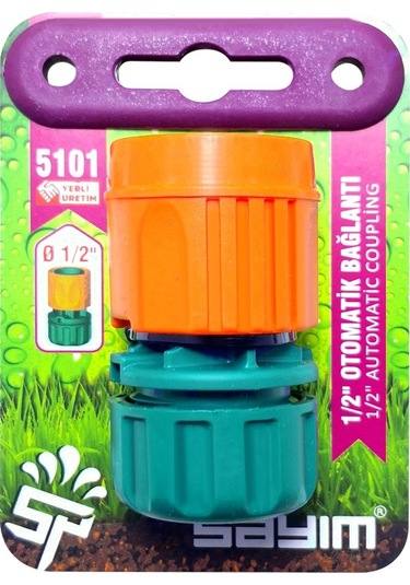 Hortum Jak Ekleme Otomatik Bağlantı 1/2"