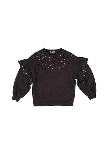 Bestkids Kız Çocuk Kolları Volanlı Sweatshirt 001