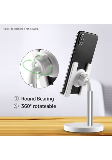 Fortunelane 360 Dön. Ve Yükseklik Ayarlı Altın Stand - Telefon/tablet