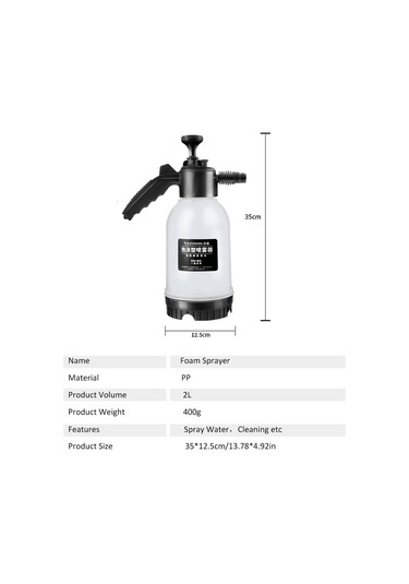 Yaleker Bahçe Ve Ev Bitkileri İçin 2000ml Çok Amaçlı Sprey Şişe - 2 Nozullu Bakır - Siyah