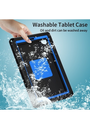 Samsung Galaxy Uyumlu Tab A9 8.7 X110/x115 Eva Hybrid Pc Şok Geçirmez Tablet Kılıfı  Çerçeveli
