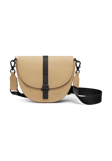 Gaston Luga Spläsh Moon Crossbody Omuz Çantası - Latte Camel