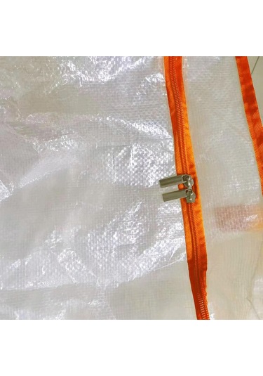 Homyl Yatak Saklama Çantası Toz Geçirmez Pp Dayanıklı Yorgan Turuncu