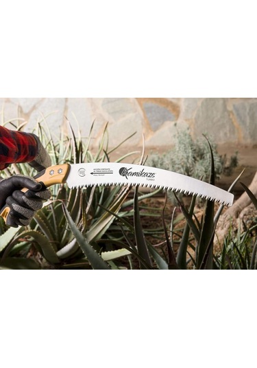 Kamikaze S-330h Profesyonel Budama Testeresi 330 Mm Kavisli Bıçak, Sk-4 Japon Çeliği, Kılıflı