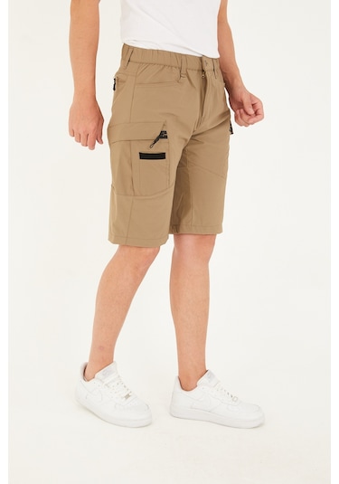 Camp Scoutland Camp725 Outdoor Tactical Su İticili Yazlık Erkek Taktik Şort Bej