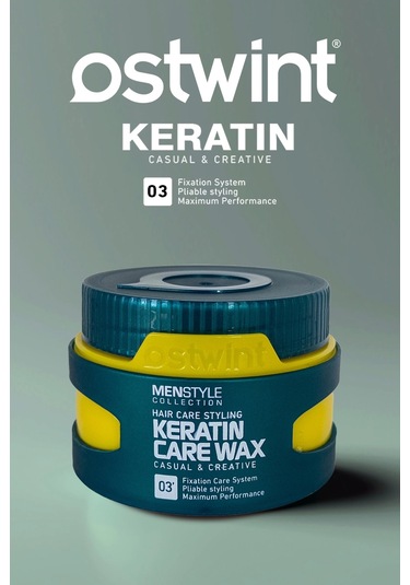Ostwint Menstyle Collection 03 Saç Şekillendirici Keratin Care Wax 150 ML