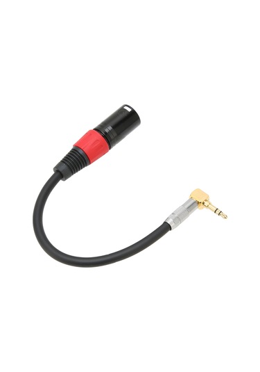 Yaleker L-shape 3.5mm Trs Erkekden Xlr Erkek Audio Kablosu, 24k Altın Kaplama, Gürültü Azaltma, 1m, Bilgisayar/mp3/dvd/tv Uyumlu, Pvc + Metal Malzeme