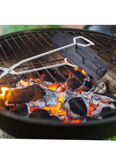 Kosona Uzun Saplı Paslanmaz Çelik Barbekü Kolu, Islak Yemekleri Ters Çevirirken Elleri Korur, Ev Ve Dış Mekanlarda Kullanım İçin Uygun Çok Renkli