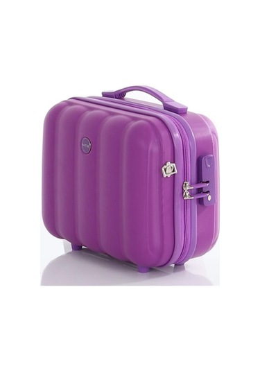 Mçs Polipropilen 3lü Valiz Seti Büyük & Orta & Makyaj V305 S21yy1000078-set 00014 Mor