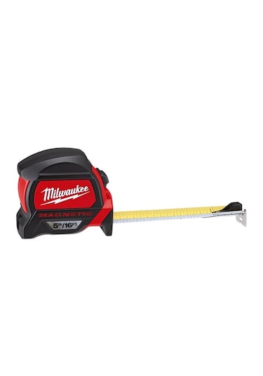 Milwaukee Ağır Hizmet Tipi Manyetik Şerit Metre 5m/16ft T48227216