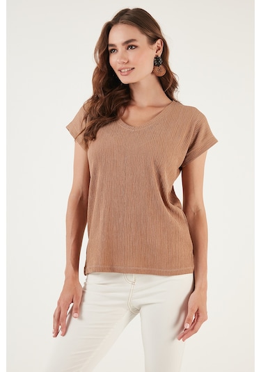 Lela Bayan Bluz 5865039 Camel CAMEL