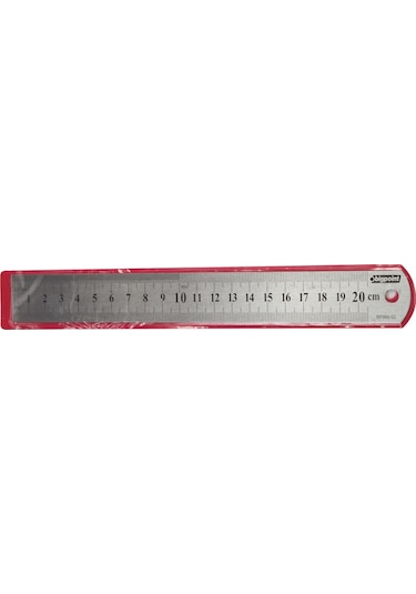 Bigpoint BP360-02 Çelik Cetvel 20 CM Metal