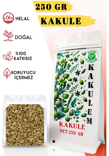 Kakulem Sertifikalı 250 Gr Elenmiş Katkısız Tane Kakule