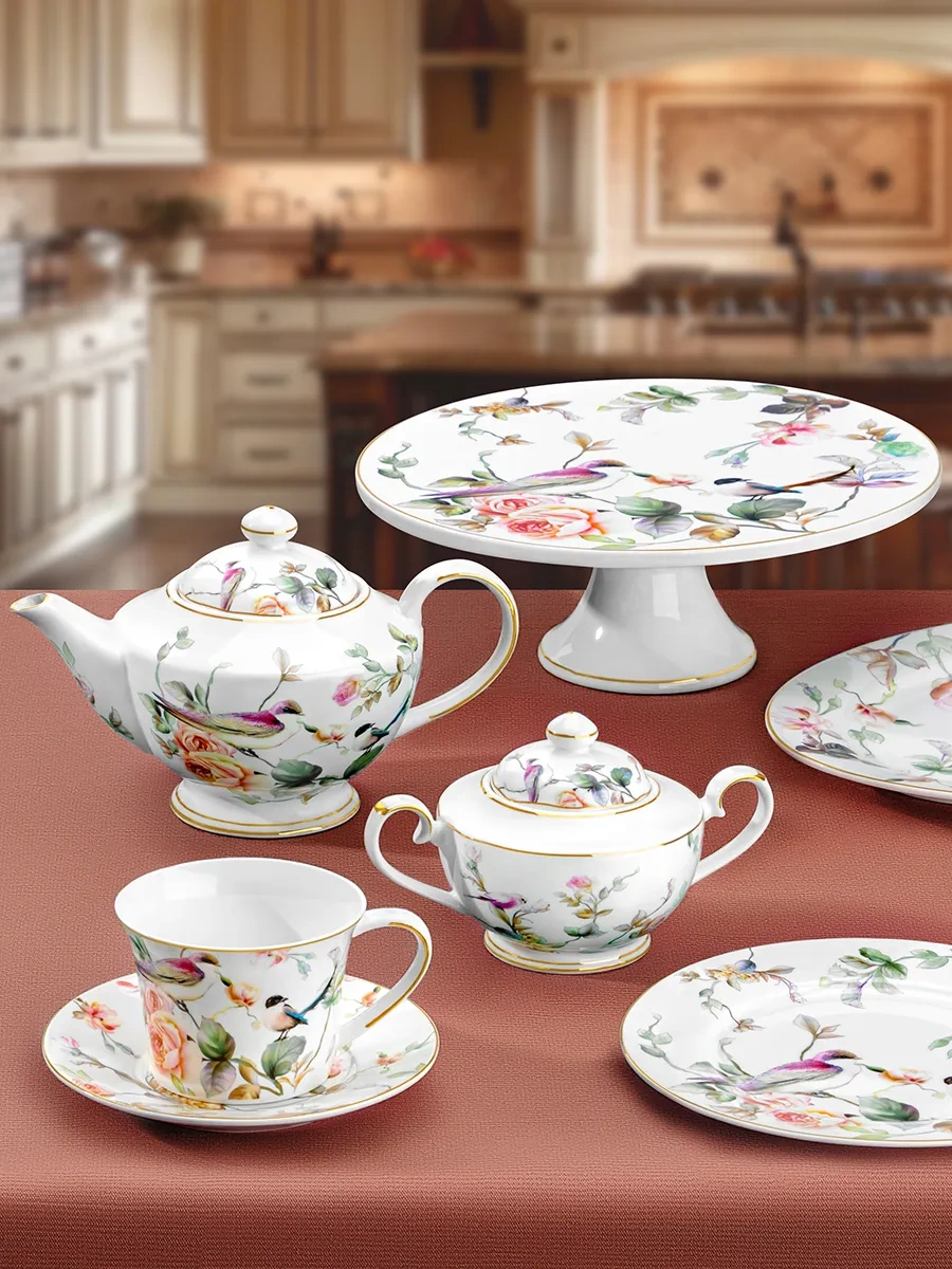 Elan Gallery "şarkılı Kuşlar" Tabakları 2 Adet, 20,5 Cm 221235835 Beyaz