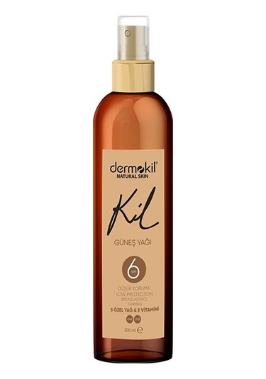 Dermokil Güneş Yağı SPF 6 200 ML