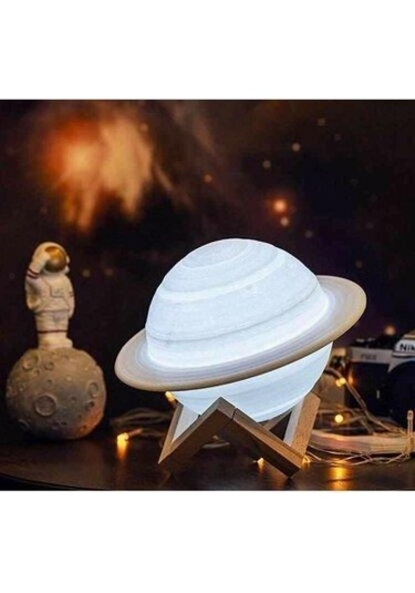 Kenpazar Jüpiter Gece Lambası Dekoratif Hediyelik Aydınlatma Çok Renkli