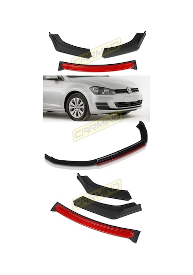Volkswagen Polo Ön Tampon Altı Lip 4 Parça 2014-2018