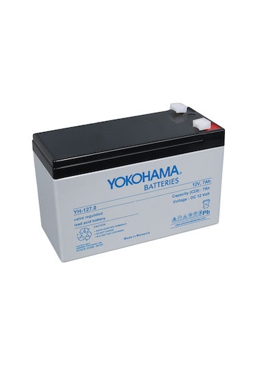 Yokohama Yh-127.0 12 Volt 7 Amper Akü 150x65x90 Mm
