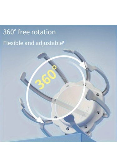 Fochsia 3 Mod Radyo Elektrikli Kafa Masaj Aleti, 8 Parmaklı Şık Ve Hediye Siyah Siyah