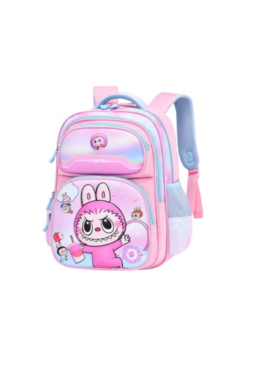 Rabobo İlköğretim Öğrencileri İçin Karikatür Okul Çantası-koyu Pe