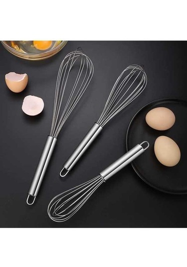 Ulzyvf Yumurta Ve Pişirme Paslanmaz Manuel Karıştırma Çırpıcı, İnç İçin Gelişmiş Dövme Çelik Balon Aracı, 12.2 Cm Mutfak Yardımcısı Paslanmaz Çelik