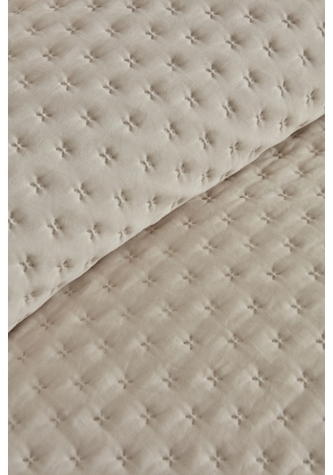 Karaca Home Breeze Soft Çift Kişilik Yatak Örtüsü Ekru 200.22.04.0235